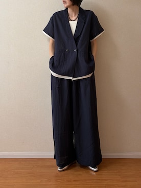 「BONLECILL（ボンルシール）のアイテム」を使った、ちいさん（レディース・170cm）の春コーディネート