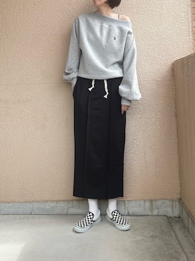 「ナロースカート」｜ちいさん（レディース・170cm）の秋コーディネート