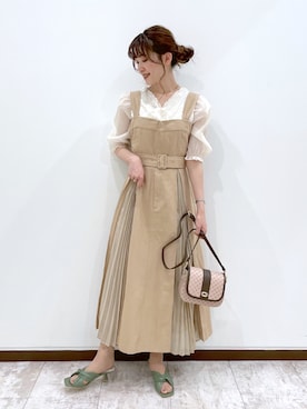 「カシュクール」｜「アイテム（その他）」を使った、meaningさん（レディース・157cm）の春コーディネート