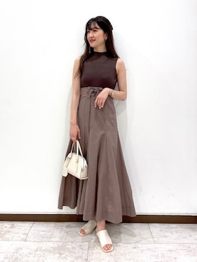 「ボストンバッグ」｜meaningさん（レディース・157cm）の夏コーディネート