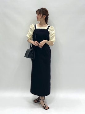 「パワショル」｜「アイテム（その他）」を使った、meaningさん（レディース・157cm）の春コーディネート