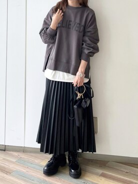「ミニショルダー」｜「アイテム（その他）」を使った、meaningさん（レディース・157cm）の秋コーディネート