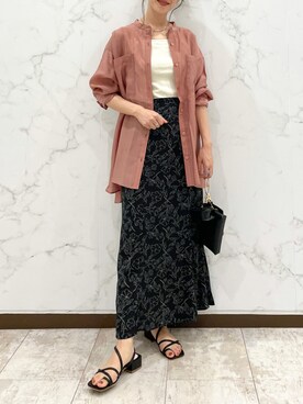 「ミニショルダー」｜「アイテム（その他）」を使った、meaningさん（レディース・157cm）の夏コーディネート
