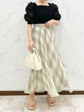「パワショル」｜「アイテム（その他）」を使った、meaningさん（レディース・157cm）の夏コーディネート