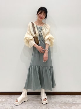 「ボレロ」｜meaningさん（レディース・157cm）の春コーディネート