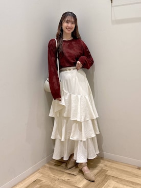 「アイテム（ニット/セーター）」を使った、meaningさん（レディース・158cm・30代）の秋コーディネート