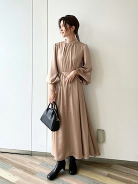 「二次会」｜「アイテム（その他）」を使った、meaningさん（レディース・157cm）の秋コーディネート
