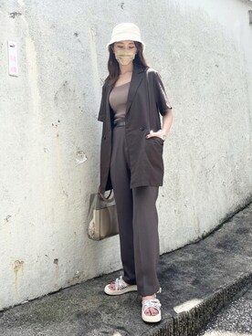 meaningさん（レディース・157cm）の夏コーディネート