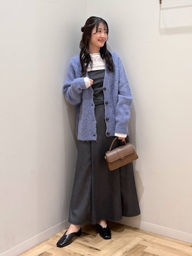 「アイテム（スリッポン）」を使った、meaningさん（レディース・158cm・30代）の秋コーディネート