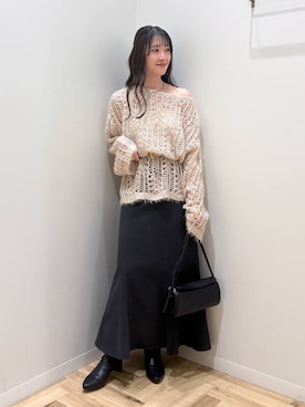 「アイテム（キャミソール）」を使った、meaningさん（レディース・158cm・30代）の秋コーディネート