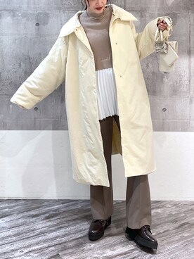 「レイヤード風」｜「アイテム（その他）」を使った、meaningさん（レディース・157cm）の冬コーディネート