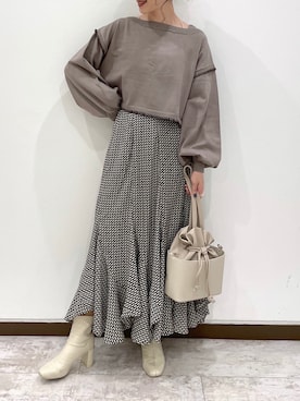 「ステッチ」｜「アイテム（その他）」を使った、meaningさん（レディース・157cm）の秋コーディネート