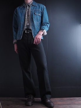 「Wrangler」｜「アイテム（アクセサリー）」を使った、ぼるさん（メンズ・171cm）の夏コーディネート
