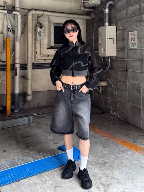 【サイズ4 ブラック】 auralee 25SS トロピカル ブルゾン Auralee_ss25_runway_press_look