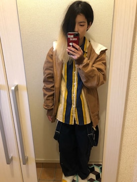 「RULER（ルーラー）のアイテム」を使った、たなちゅんさん（レディース・153cm）の冬コーディネート