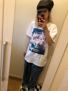 「RULER（ルーラー）のアイテム」を使った、たなちゅんさん（レディース・153cm）の夏コーディネート