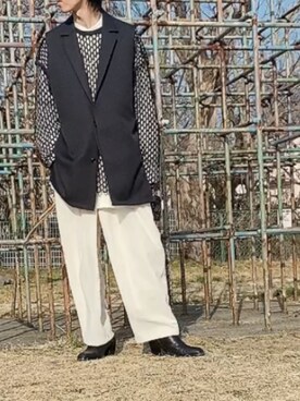 コバさん（メンズ・173cm）の春コーディネート