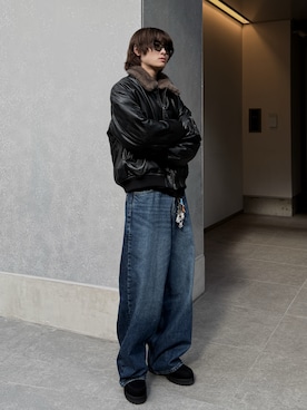 「アイテム（キーケース/キーアクセサリー）」を使った、ゆーきさん（メンズ・175cm）の秋コーディネート