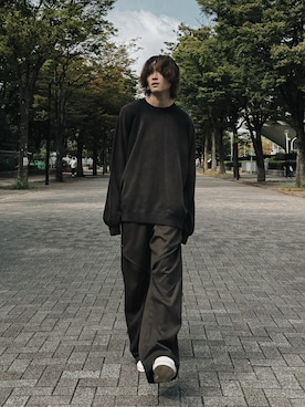 「アイテム（スウェット）」を使った、ゆーきさん（メンズ・175cm・20代）の秋コーディネート
