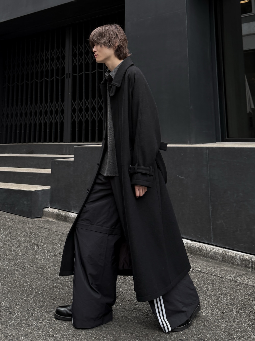 Adilenium シーズン 2 オーバーサイズ ジップオフトラックパンツ