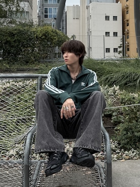 「アイテム（ネックレス）」を使った、ゆーきさん（メンズ・175cm・20代）の秋コーディネート