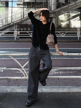 「CASPER JOHN（キャスパージョン）のアイテム」を使った、ゆーきさん（メンズ・175cm）の春コーディネート