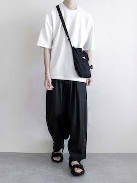 「UNKNOWN.（アンノウン）のアイテム（ブレスレット）」を使った、ゆーきさん（メンズ・174cm）の夏コーディネート