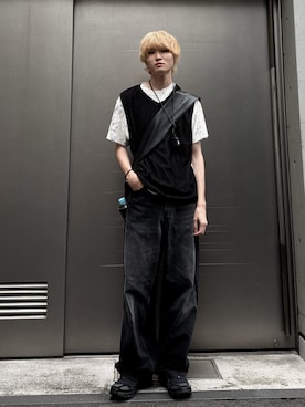「アイテム（スニーカー）」を使った、ゆーきさん（メンズ・175cm・20代）の夏コーディネート