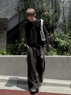 「アイテム（キーケース/キーアクセサリー）」を使った、ゆーきさん（メンズ・175cm・20代）の夏コーディネート