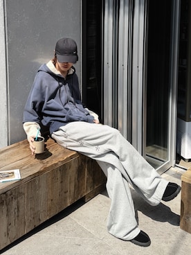 「DISCOVERED（ディスカバード）のアイテム」を使った、ゆーきさん（メンズ・175cm）の春コーディネート