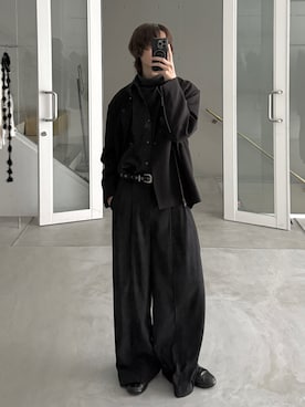 「アイテム（シャツ/ブラウス）」を使った、ゆーきさん（メンズ・175cm）の秋コーディネート