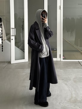 「アイテム（パーカー）」を使った、ゆーきさん（メンズ・175cm）の秋コーディネート