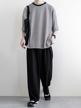 「UNKNOWN.（アンノウン）のアイテム（ブレスレット）」を使った、ゆーきさん（メンズ・174cm）の夏コーディネート