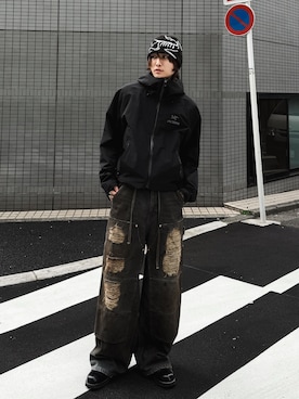 「ARC'TERYX（アークテリクス）のアイテム」を使った、ゆーきさん（メンズ・175cm）の春コーディネート