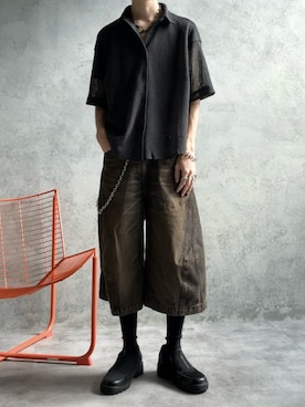 「アイテム（ウォレットチェーン）」を使った、ゆーきさん（メンズ・175cm・20代）の夏コーディネート