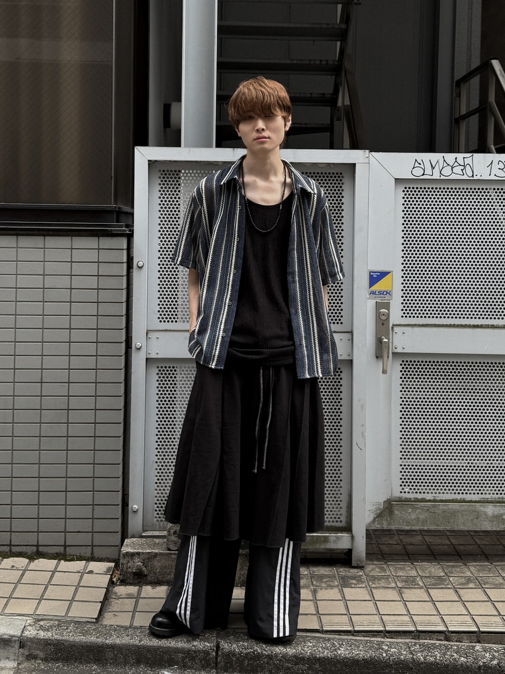 Adilenium シーズン 2 オーバーサイズ ジップオフトラックパンツ