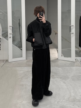 「CASPER JOHN（キャスパージョン）のアイテム（スラックス）」を使った、ゆーきさん（メンズ・175cm）の秋コーディネート