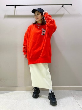 「アイテム（キャップ）」を使った、naaasuさん（レディース・149cm・20代）の冬コーディネート