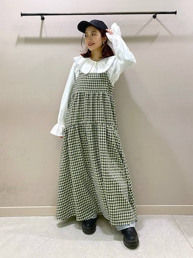「アイテム（キャップ）」を使った、naaasuさん（レディース・149cm・20代）の春コーディネート