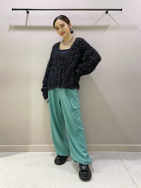 「アイテム（ヘアゴム）」を使った、naaasuさん（レディース・149cm・20代）の秋コーディネート