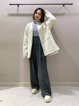 「LOWRYS FARM（ローリーズファーム）のチェーンネックレス　976398（ネックレス）」を使った、naaasuさん（レディース・149cm）の秋コーディネート