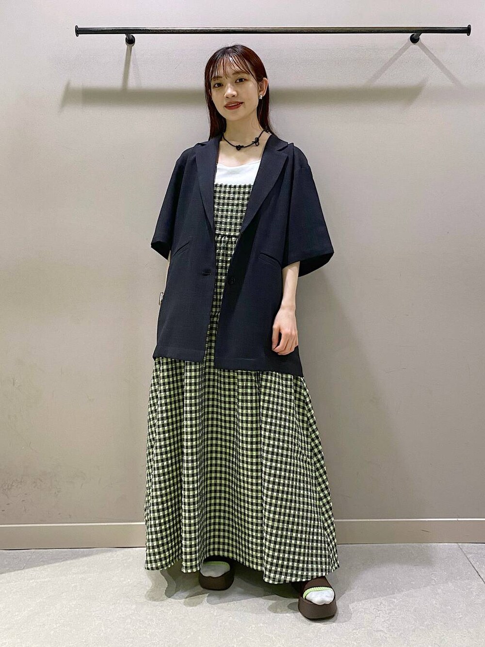 naaasu(LOWRYS FARM ルミネ池袋)｜LOWRYS FARMのワンピースを使ったコーディネート - WEAR