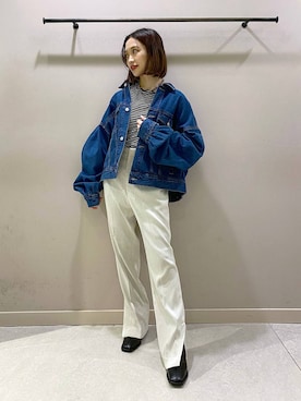 「LOWRYS FARM（ローリーズファーム）のチェーンネックレス　976398（ネックレス）」を使った、naaasuさん（レディース・149cm）の秋コーディネート