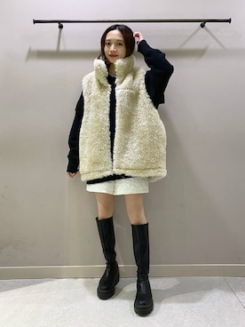 「LOWRYS FARM（ローリーズファーム）のチェーンネックレス　976398（ネックレス）」を使った、naaasuさん（レディース・149cm）の秋コーディネート