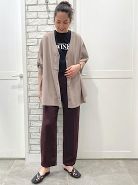 「TITE IN THE STORE（ティテ　インザ　ストア）のアイテム」を使った、chikochanさん（レディース・167cm）の夏コーディネート