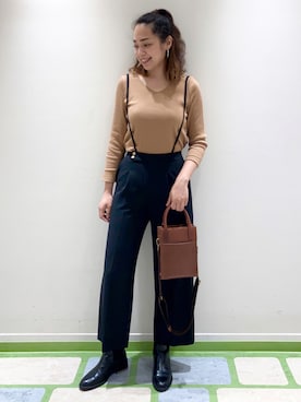 「TITE IN THE STORE（ティテ　インザ　ストア）のアイテム」を使った、chikochanさん（レディース・167cm）の秋コーディネート