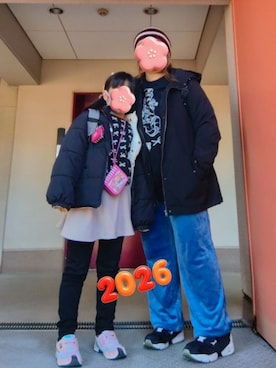 「Candy Stripper（キャンディストリッパー）のアイテム」を使った、ぴよりあさん（レディース・155cm）の冬コーディネート