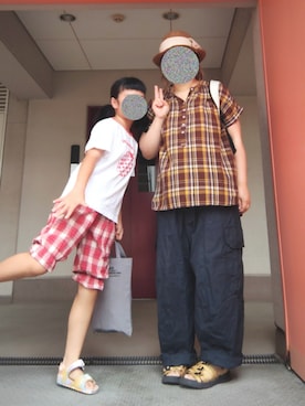 「pairmanon（ペアマノン）のアイテム」を使った、ぴよりあさん（レディース・155cm）の夏コーディネート