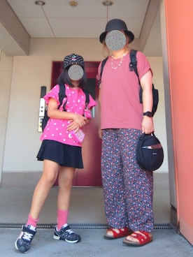 「アイテム（財布）」を使った、ぴよりあさん（レディース・155cm）の夏コーディネート