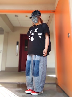 「にゃー」｜ぴよりあさん（レディース・155cm）の夏コーディネート
